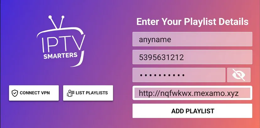 IPTV Smarters Pro For IPTV MegaOTT